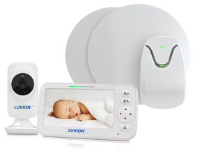 BABYSENSE 7 Atemmonitor für Babys. Medizinprodukt mit Video Babyphone Luvion Icon Deluxe