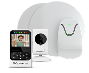 BABYSENSE 7 Atemmonitor für Babys. Medizinprodukt mit Video Babyphone V24