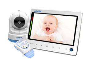 Snuza Hero MD Atemmonitor für Babys. Medizinprodukt mit Video Babyphone Luvion PRESTIGE TOUCH 3