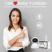 YOKO X5 Babyphone und mit zwei Kameras + Atmungsmonitor SNUZA HERO MD (medizinisches Gerät)