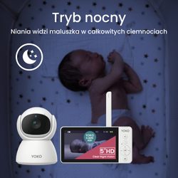 Elektronische Video-Babyphone YOKO X5