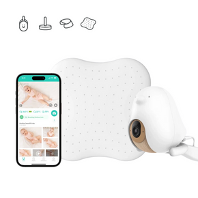 CuboAi Smart Babyphone mit SLEEP SENSOR PAD Bewegungssensor