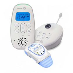 LUVION Icon Clear 75 Pro Audio-Babyphone mit Projektorfunktion im Lieferumfang des Atemmonitors SNUZA HERO MD enthalten