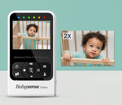 BABYSENSE 7 Atemmonitor für Babys. Medizinprodukt mit Video Babyphone V24