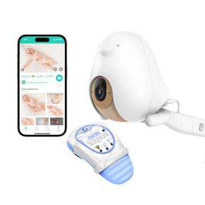 CuboAi Smart Babyphone 3er Ständer-Set + Snuza Hero MD - Atemmonitor für Babys. Medizinprodukt.