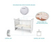 LUVION Icon Clear 70 Nanny Set mit Babysense 7 Atemmonitor