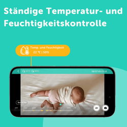 CuboAi Smart Babyphone 3er Ständer-Set + Snuza Hero MD - Atemmonitor für Babys. Medizinprodukt. 